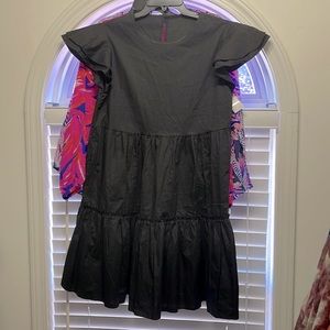 Shein black flowy dress